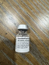 Original Pfizer BioNTech COVID-19 Vaccine Vial Rare Pandemic Collectible- Empty