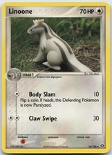 Linoone 34/106 Emerald Pokemon Lightly Played
