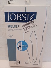 COMPRESSION RELIEF Knee Highs -JOBST 15-20 mmHg CLOSED TOE SMALL-PETITE BLACK