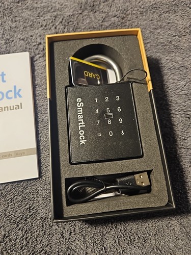 eLinkSmart Heavy Duty Smart Padlock with Key, Pad Lock with Code Keypad,... - Picture 4 of 5