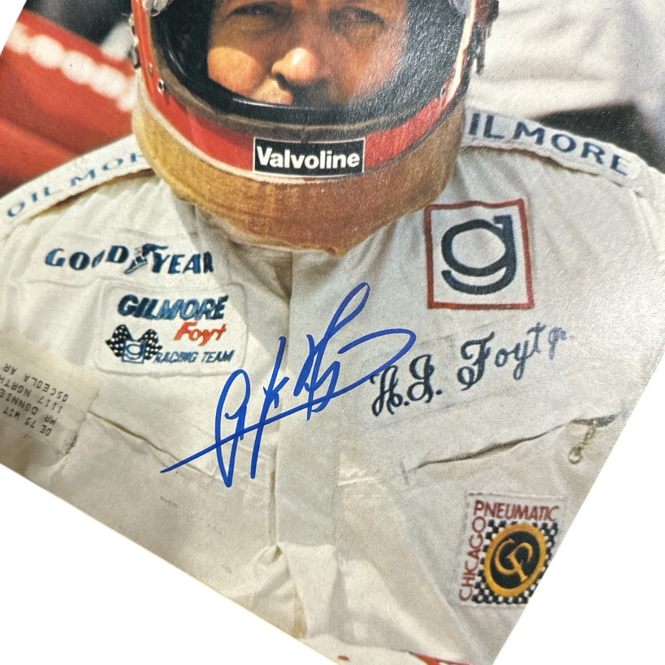 A.J. Autógrafo firmado por Foyt 1975 Indy 500 Sports Illustrated ¡Revista completa! RARO! Foto 2 de 4
