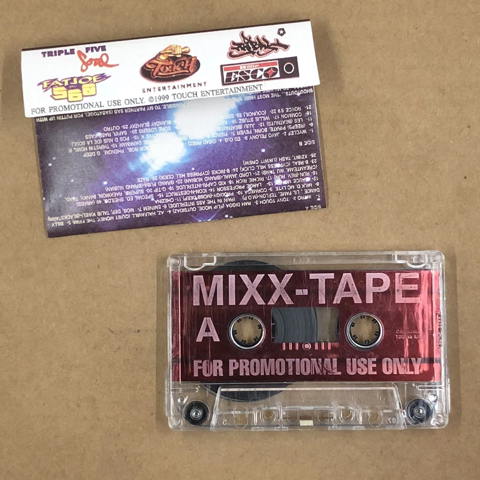 TONY TOUCH Cassette Tape 90s Hip Hop POWER CYPHA 3 EMINEM SAAFIR PRIVATE PRESS - Image 3 of 4