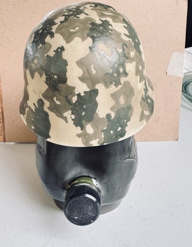 Stivali E Elmetto Jim Beam Esercito Militare Decanter Borbone Whisky Vuoti - Foto 4 di 8