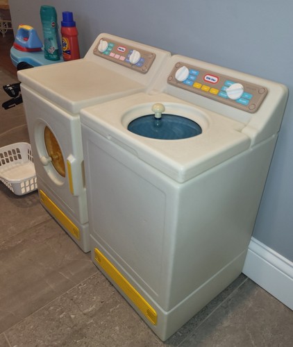Excellent Condition Little Tikes Child Washer Dryer Iron Ironing Board Accessory - Picture 6 of 8