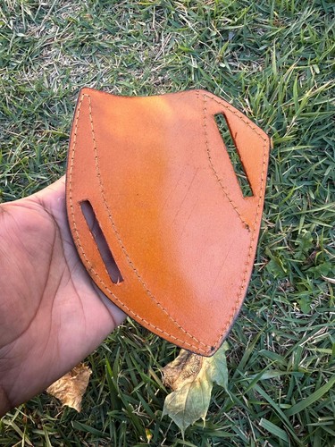 EE. UU. EDC Cuchillos de Bolsillo para Panqueques y Hoja Fija Multiherramienta Cuero Cuchillo Funda Estuche - Imagen 4 de 5