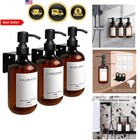 Shower Wall Mount Dispenser for Shampoo Conditioner Soap No Drill Bathroom Use