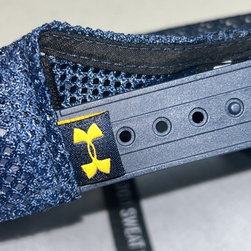 Sombrero de camionero Under Armour Project Rock para hombre gris azul ajuste clásico ajustable - Imagen 7 de 9