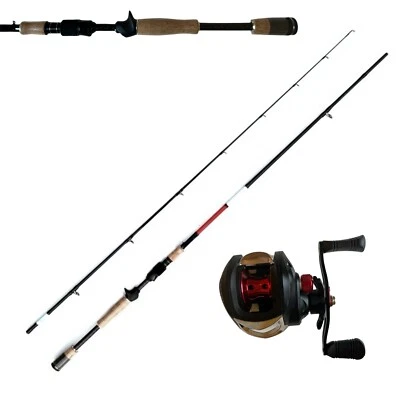 SKORPION, DEUTSCHLAND SKORPION BAITCAST AVANTEGARDE COMBO RED, BAITCAST RUTE + ROLLE, ZANDER, HECHT