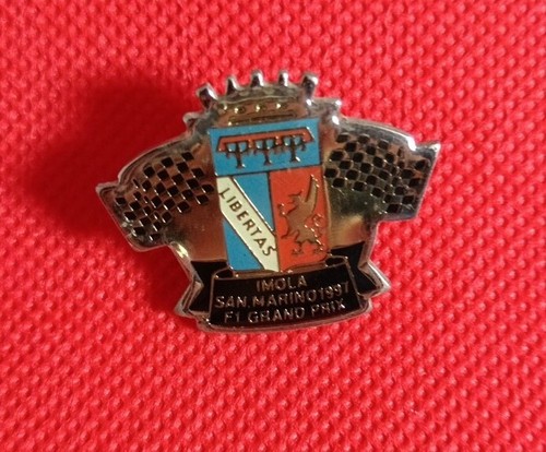 Formula 1 F1 Grand Prix Imola San Marino 1997 97 Racing Rare Vintage Pin Badge