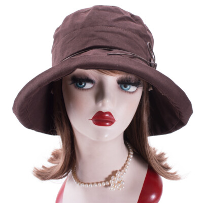 Roll Up Women Casual Anti-UV Wide Brim 