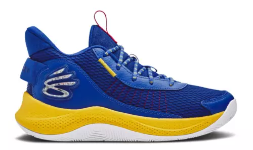 Under Armour Curry 3Z7 Royal Taxi Warriors Blue Yellow 8-13 Men's 3026622-400