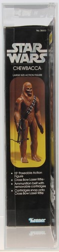 Star Wars 1978 bambola vintage Kenner 12" Chewbacca MISB AFA 60 - Foto 6 di 9