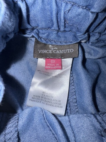 Vince Camuto  Girls Wide Leg Denim Pant Size 6x~ Excellent Condition - Picture 6 of 6