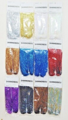 Shimmerbou HEDRON USA 12 Farben 1000+ Strands durable ULTRA soft SHIMMERBOU