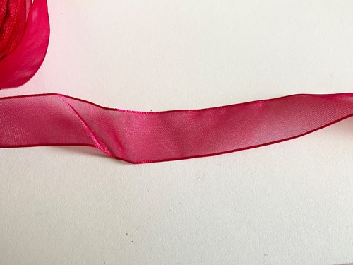 Bundle 500 Meters Sharp pink wine mixed Organza Ribbon Trims Craft Gift Wrapping - Picture 2 of 7