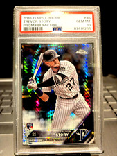 2016 Topps Chrome Trevor Story Prism Refractor Rookie #45 Gem Mt. 10 " pop-62."