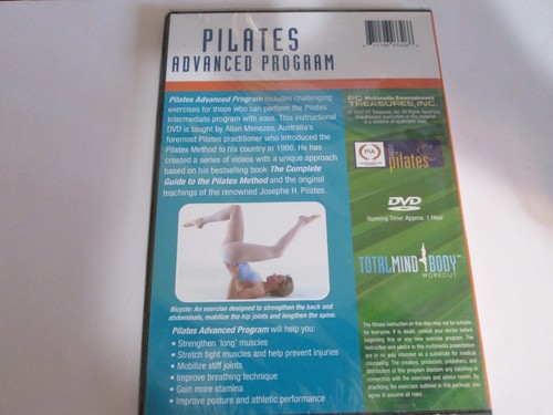 NEW, Sealed ~ Pilates: Advanced Program (DVD, 2005) Total Mind & Body Workout - Picture 2 of 2