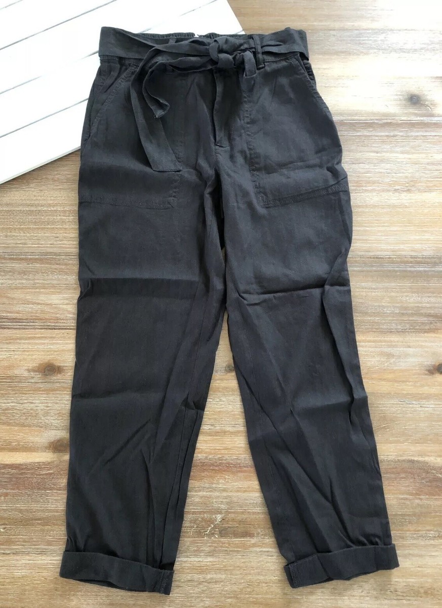Lou & grey tie waist linen pants best sale