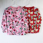 Lot of 2 Girls' Long Sleeve Tops - Pink & Red - Size Large - Gap Kids