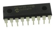 2PC MICROCHIP - PIC16F88-I/P - 8 Bit MCU, Flash, PIC16 Family PIC16F8x Series M