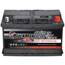Autobatterie 12V 85Ah 780A/EN BlackMax Starterbatterie statt 74Ah 75Ah 77Ah 80Ah Autobatterie 12V 85Ah 780A/EN BlackMax Starterbatterie statt 74Ah 75Ah 77Ah 80Ah