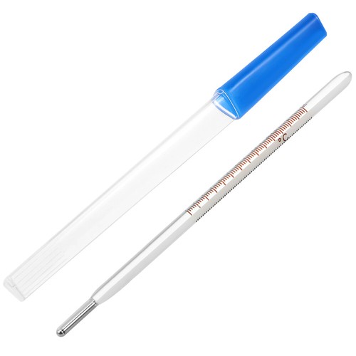 1/2 Glass Oral Temperature Adult Free Clinic Armpit Fast Reading Fever Indicator - Picture 7 of 11