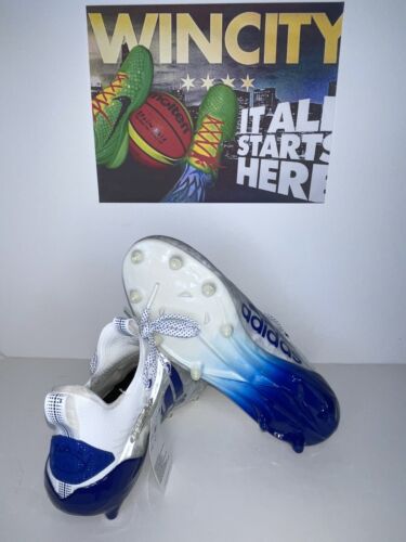 ADIDAS ADIZERO YOUNG KING ANNIVERSARY TEAM ISSUED FLORAL FOOTBALL CLEATS SZ 8.5 - Picture 8 of 11