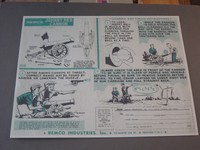 Remco Johnny Reb Cannon Color Instruction Sheet Remco Johnny Reb Cannon Color Instruction Sheet