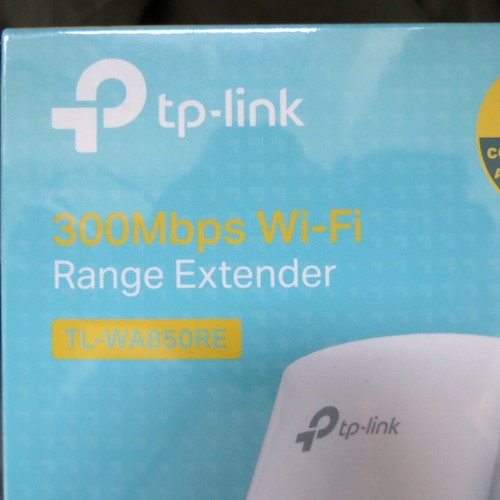 TP-Link TL-WA850RE N300 universal range wi-fi extender, new sealed - 第 3/7 張圖片
