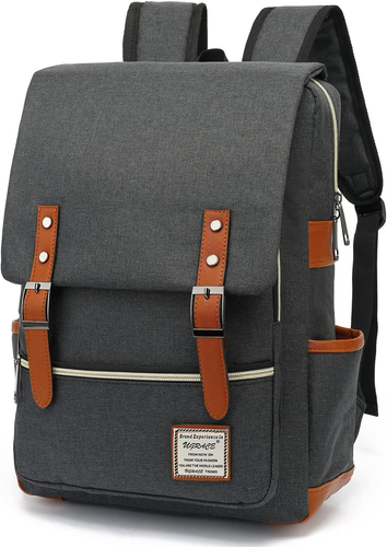 Slim Business Laptop Backpack Casual Daypacks College Shoulder Bag for Men Women - Picture 2 of 12