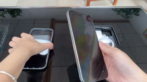 Coque résistante antichoc pour iPhone 16 15 Pro Max VERRE TREMPE CONFIDENTIALITÉ - Vidéo 1 sur 1