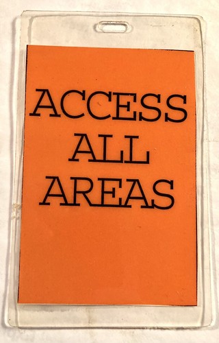 MURPHYS LAW RARE VINTAGE MID/LATE 90S ALL ACCESS TOUR PASS NYHC - Bild 2 von 2
