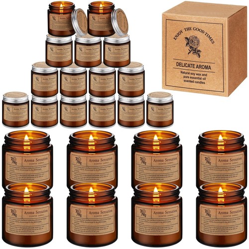 24 Pcs Candles for Home Scented Candle Gifts for Women Bulk 8 Long Lasting Ar... - Bild 1 von 7