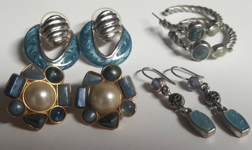 DENIM DAYS Earrings set of 4 - 第 1/10 張圖片