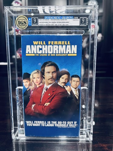 Anchorman The Legend Of Ron Burgundy VHS IGS 9/9 Late Release 1st Print - Picture 1 of 2