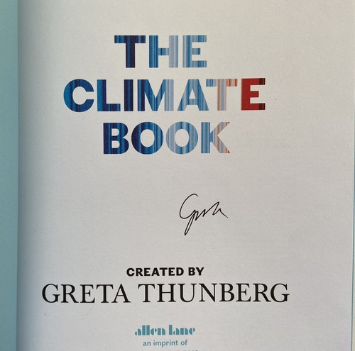 Greta Thunberg Signiert Climate Klimabuch Original Unterschrift Signed Autogramm - Picture 3 of 7