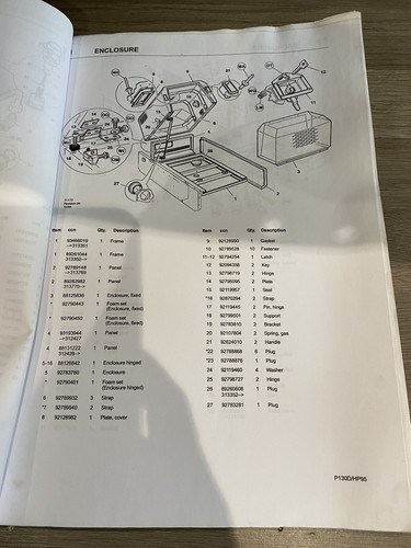 Ingersoll Rand P130 / HP95 Compresor de Aire Repuestos Manual Deutz Motor 2001 - Imagen 3 de 6