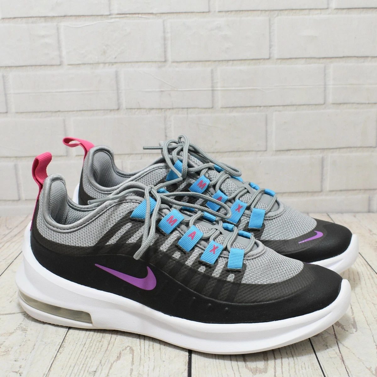 Kids Nike Air Max Axis Grey Running Shoes UK 4.5 EUR 37.5 AH5222