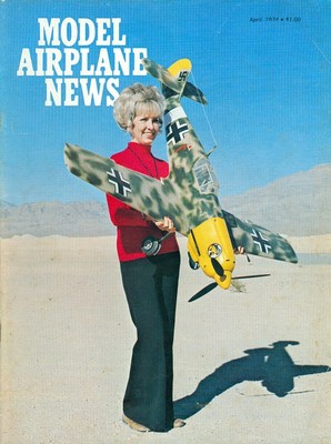 1974 Model Airplane News Magazine: Cata-Strofic/Pitt S-1A/Ekko MK III/Flaps