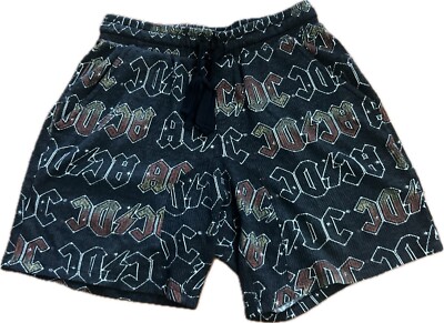AC/DC Rock Music Black Blow Up Your Video Allover Print Lounge Shorts ...