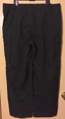 Blauer Gore-Tex Men's Size Large Long Black Soft Shell Rain Pants