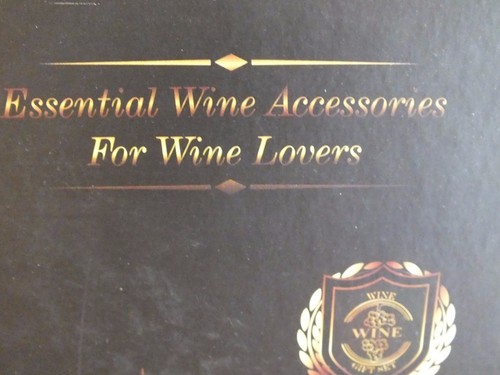 CORKSCREW & AERATOR Gift Set in BOOK BOX CASE GIFT WINE LOVERS HARVEY MAKIN - Picture 2 of 7