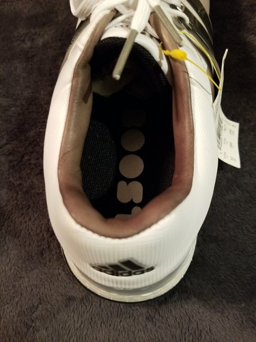 Adidas Tour360 XT Spikeless Golf Shoes, Men's White/Black Size 12 Amputees Left - Picture 6 of 11
