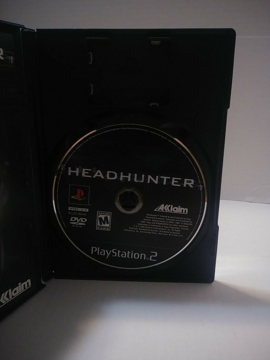 Headhunter PlayStation 2 (PS2) Video Game Black Label. Complete