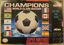 Champions World Class Soccer (Super Nintendo Entertainment System, 1994) CIB