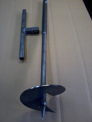 Hand Erdbohrer 230 mm Erdlochbohrer erdlochausheber Lochspaten Pflanzbohrer - Bild 8 von 8
