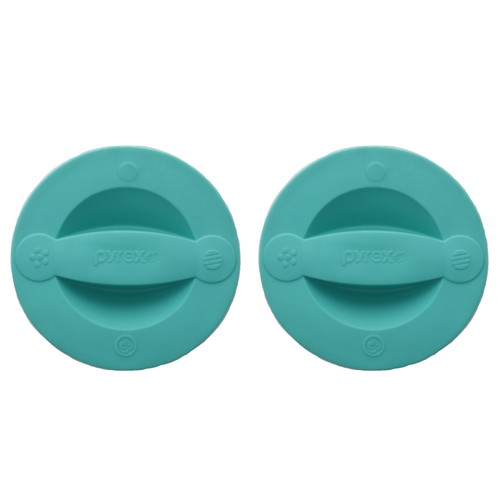 Pyrex 516-RRD-PC 2-Cup Sea Glass Green Measuring Cup Food Storage Lid (2-Pack) - Picture 1 of 2