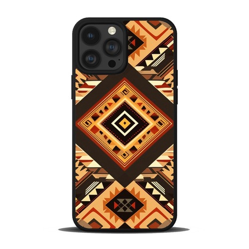dark browns aztec textile For Samsung A15 A16 S23 S24 S25 Ultra FE Hard TPU Case - 第 6/25 張圖片