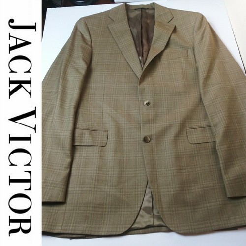 Jack Victor Select 42R Wool Brown/Olive Green Blazer - Picture 1 of 5