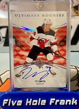2020-21 Upper Deck Ty Smith Ultimate Collection Rookie Base Auto /299 #150